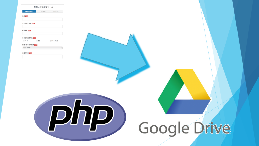【PHP】フォームでファイルをGoogle Driveに アップロードする方法　(GoogleDrive API 使用)